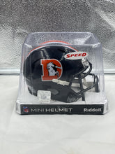 Load image into Gallery viewer, Denver Broncos NFL Riddell Speed Throwback Blue Alternate Mini Helmet - Casey&#39;s Sports Store
