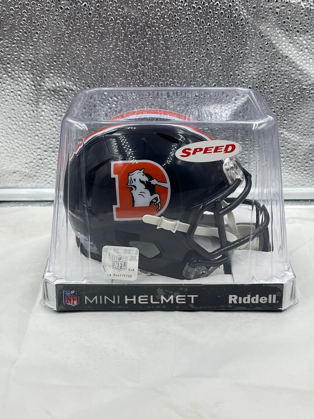 Denver Broncos NFL Riddell Speed Throwback Blue Alternate Mini Helmet - Casey's Sports Store