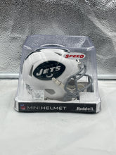 Load image into Gallery viewer, New York Jets NFL Riddell Speed White Throwback Mini Helmet - Casey&#39;s Sports Store
