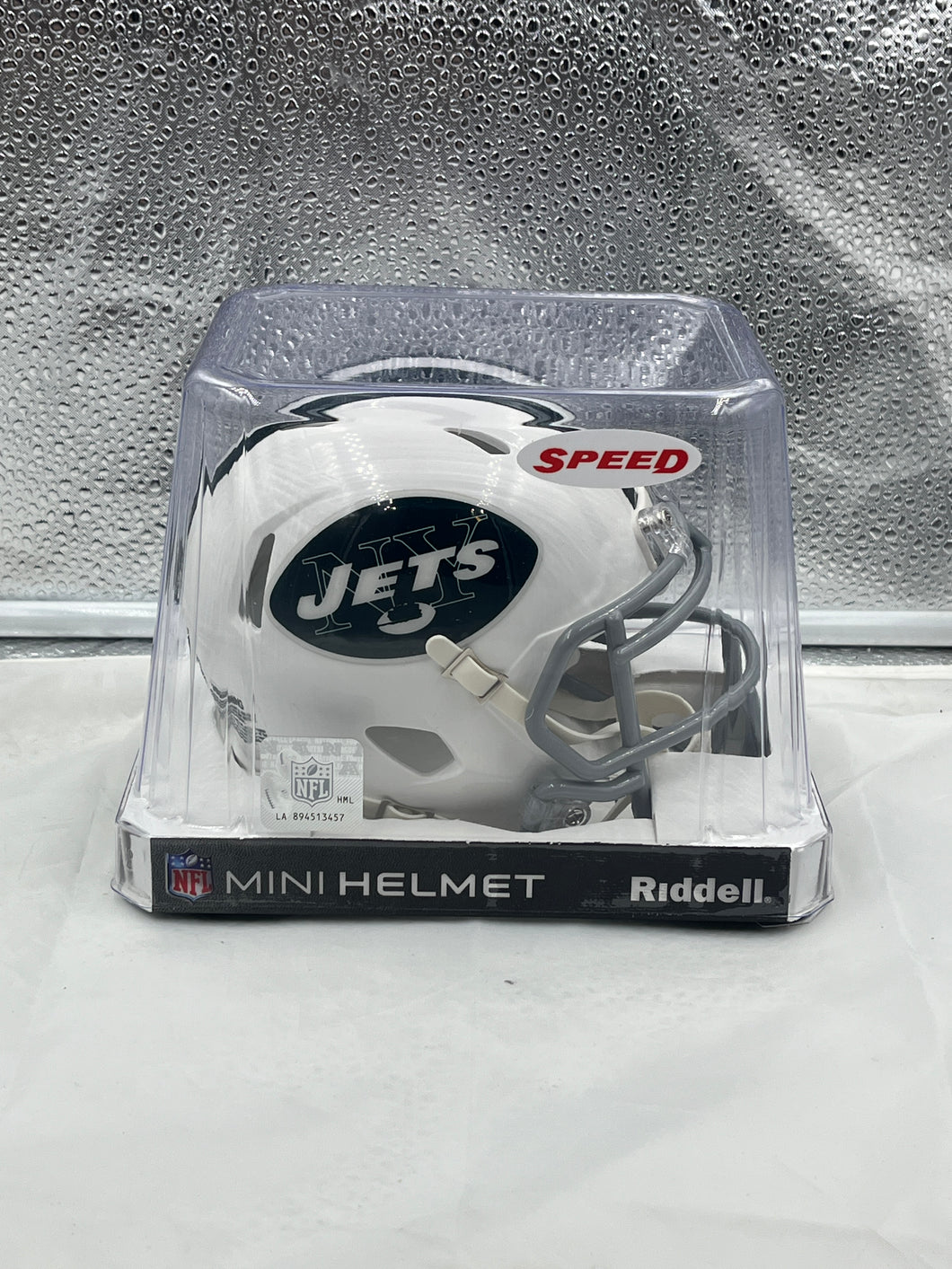 New York Jets NFL Riddell Speed White Throwback Mini Helmet - Casey's Sports Store