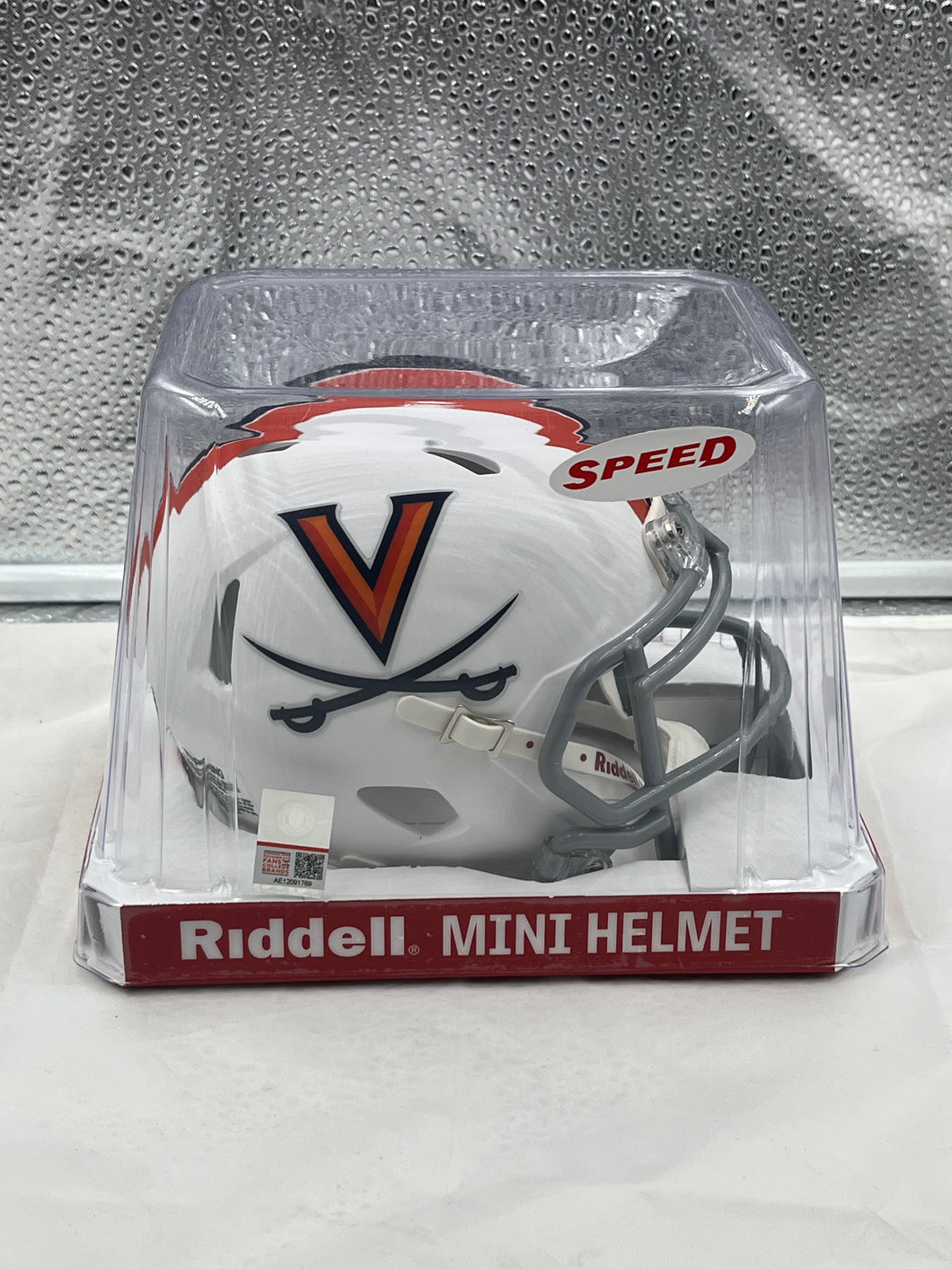 Virginia Cavaliers NCAA Riddell Speed White Mini Helmet - Casey's Sports Store