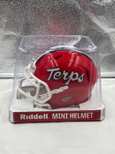 Load image into Gallery viewer, Maryland Terrapins NCAA Riddell Speed Red Script Mini Helmet - Casey&#39;s Sports Store
