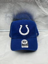 Load image into Gallery viewer, Indianapolis Colts NFL &#39;47 Brand Blue Clean Up Adjustable Hat - Casey&#39;s Sports Store
