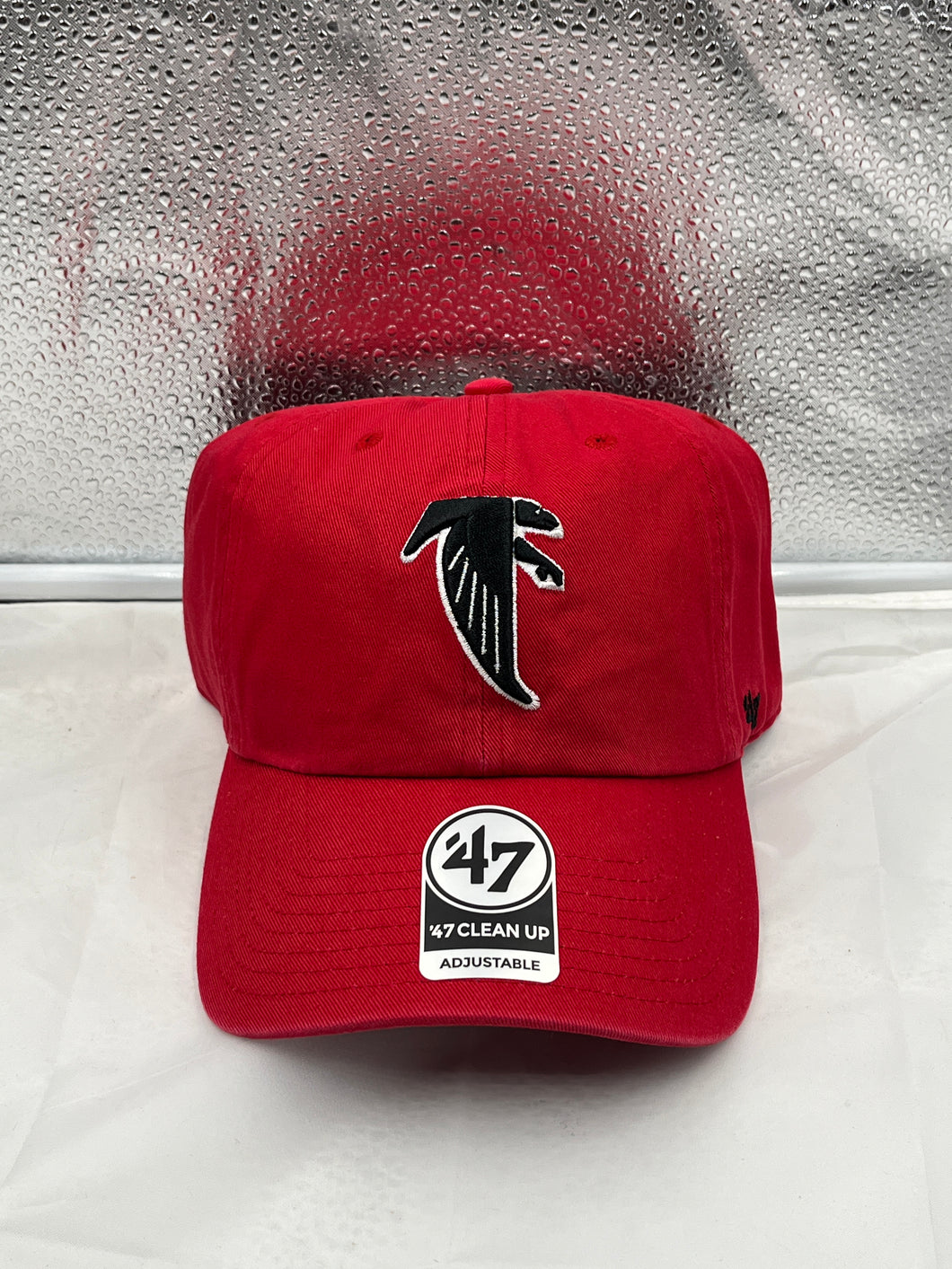 Atlanta Falcons NFL '47 Brand Throwback Red Clean Up Adjustable Hat - Casey's Sports Store