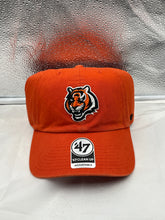 Load image into Gallery viewer, Cincinnati Bengals NFL &#39;47 Brand Orange Clean Up Adjustable Hat - Casey&#39;s Sports Store
