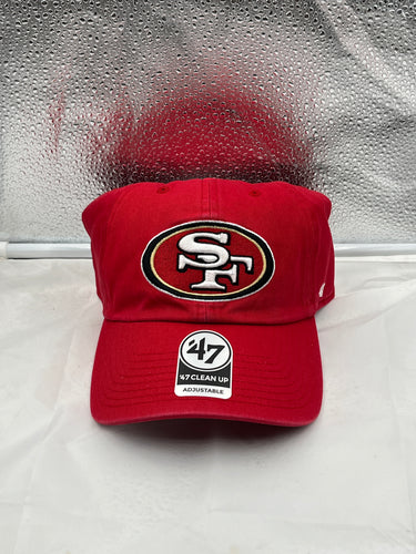 '47 Brand San Francisco 49ers Clean Up Adjustable Hat (Red)