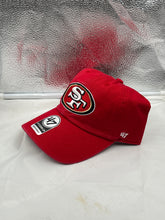 Load image into Gallery viewer, San Francisco 49ers NFL &#39;47 Brand Red Clean Up Adjustable Hat - Casey&#39;s Sports Store
