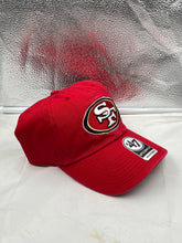 Load image into Gallery viewer, San Francisco 49ers NFL &#39;47 Brand Red Clean Up Adjustable Hat - Casey&#39;s Sports Store
