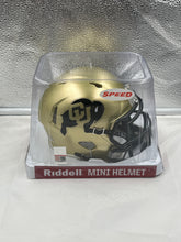 Load image into Gallery viewer, Colorado Buffaloes NCAA Riddell Speed Gold Mini Helmet - Casey&#39;s Sports Store
