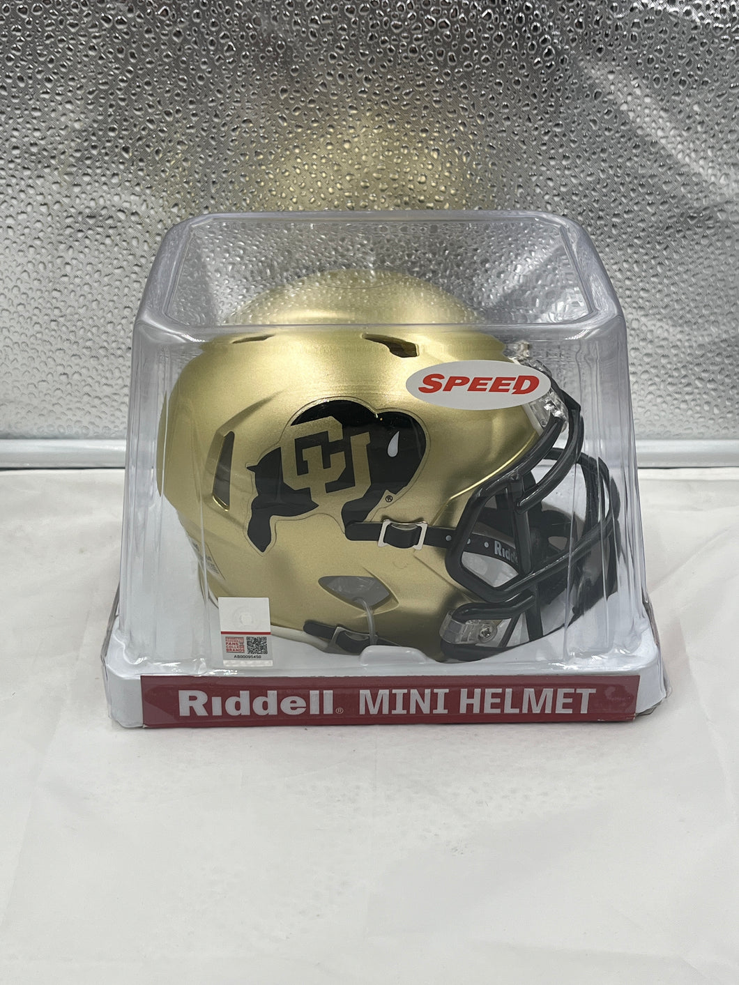 Colorado Buffaloes NCAA Riddell Speed Gold Mini Helmet - Casey's Sports Store