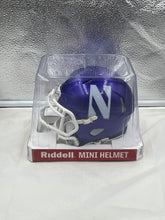 Load image into Gallery viewer, Northwestern Wildcats NCAA Riddell Speed Purple Mini Helmet - Casey's Sports Store
