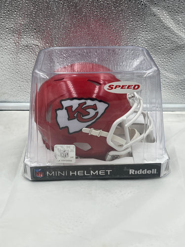 Kansas City Chiefs NFL Riddell Speed Replica Red Mini Helmet - Casey's Sports Store