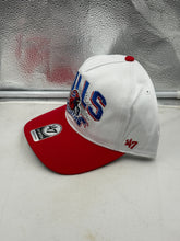 Load image into Gallery viewer, Buffalo Bills NFL &#39;47 Brand Throwback White TT Hitch Snapback Adjustable Hat
