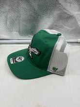 Load image into Gallery viewer, Philadelphia Eagles NFL &#39;47 Brand Throwback Green Trucker Adjustable Hat
