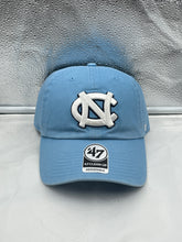 Load image into Gallery viewer, North Carolina Tar Heels NCAA &#39;47 Brand Blue Clean Up Adjustable Hat - Casey&#39;s Sports Store
