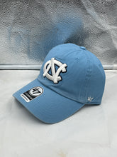 Load image into Gallery viewer, North Carolina Tar Heels NCAA &#39;47 Brand Blue Clean Up Adjustable Hat - Casey&#39;s Sports Store
