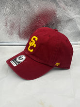 Load image into Gallery viewer, USC Trojans NCAA &#39;47 Brand Red Clean Up Adjustable Strapback Hat - Casey&#39;s Sports Store
