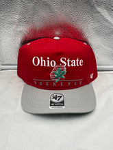 Load image into Gallery viewer, Ohio State Buckeyes NCAA &#39;47 Brand Vintage Red Two Tone Hitch Adjustable Hat - Casey&#39;s Sports Store
