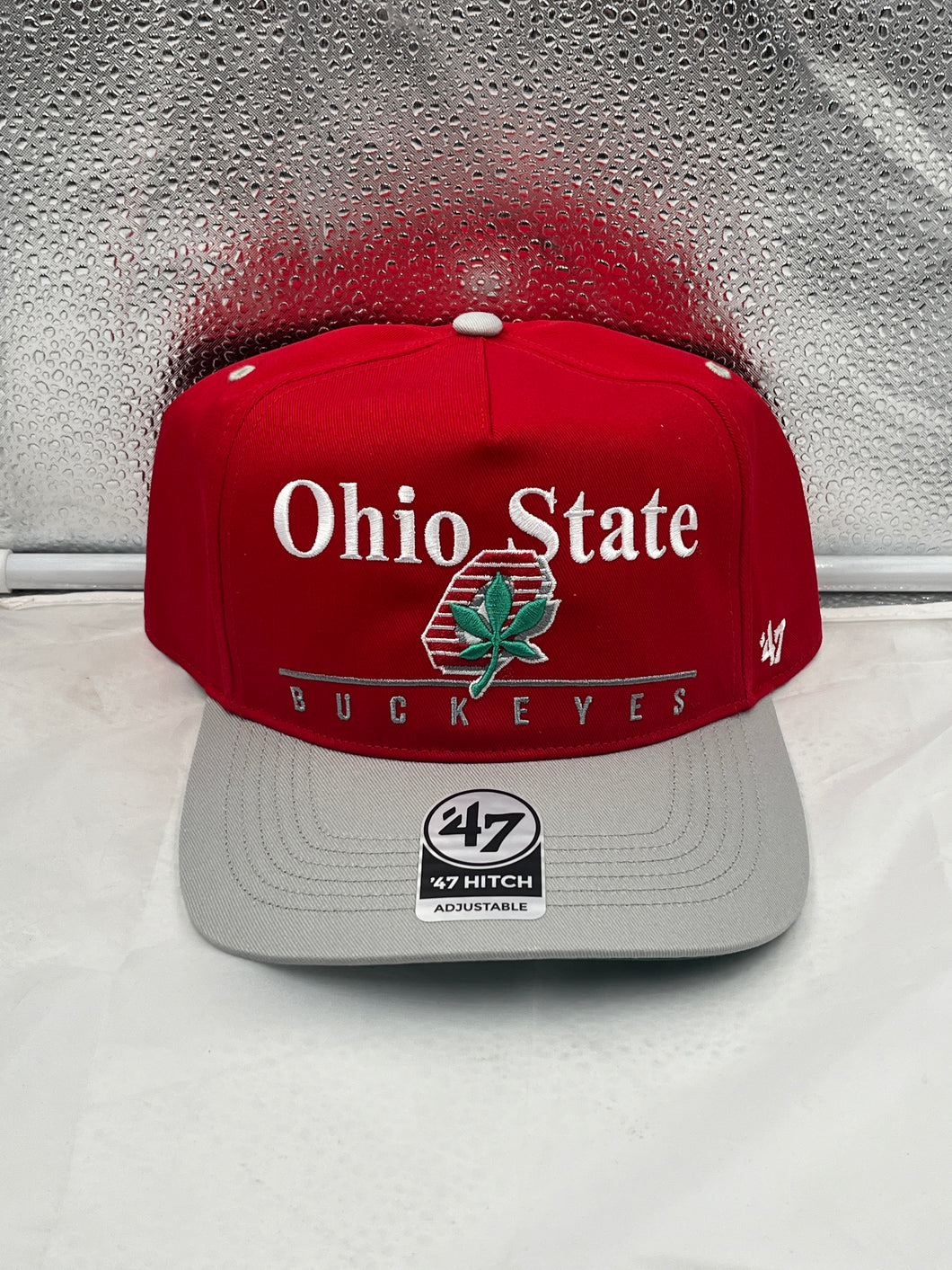 Ohio State Buckeyes NCAA '47 Brand Vintage Red Two Tone Hitch Adjustable Hat - Casey's Sports Store
