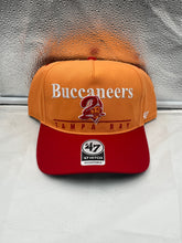 Load image into Gallery viewer, Tampa Bay Buccaneers NFL &#39;47 Brand Throwback Orange TwoTone Hitch Adjustable Hat - Casey&#39;s Sports Store
