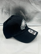 Load image into Gallery viewer, Philadelphia Eagles NFL &#39;47 Brand Black Clean Up Adjustable Hat - Casey&#39;s Sports Store
