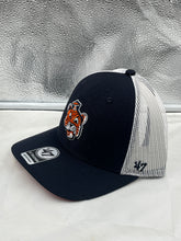 Load image into Gallery viewer, Auburn Tigers Throwback NCAA &#39;47 Brand Blue Mesh Adjustable Snapback Hat - Casey&#39;s Sports Store

