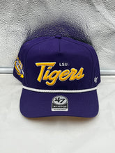 Load image into Gallery viewer, LSU Tigers NCAA &#39;47 Brand Purple Script Hitch Adjustable Snapback Hat - Casey&#39;s Sports Store
