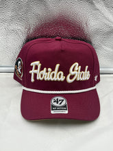 Load image into Gallery viewer, Florida State Seminoles FSU NCAA &#39;47 Brand Red Script Hitch Adjustable Hat - Casey&#39;s Sports Store
