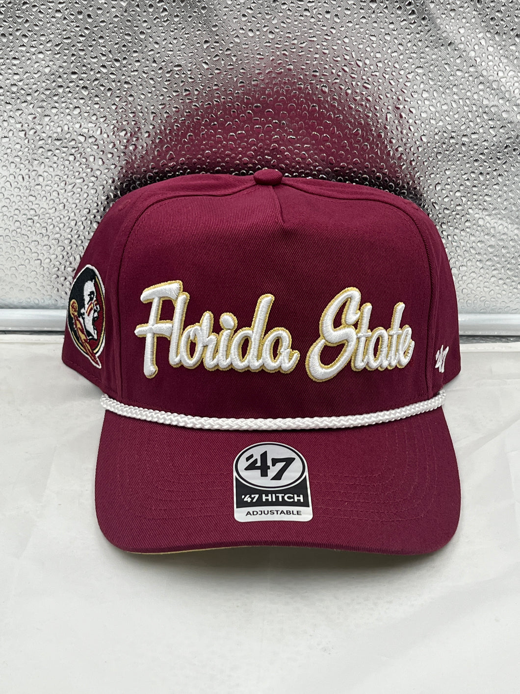 Florida State Seminoles FSU NCAA '47 Brand Red Script Hitch Adjustable Hat - Casey's Sports Store