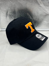 Load image into Gallery viewer, Tennessee Volunteers NCAA &#39;47 Brand Black Clean Up Adjustable Hat - Casey&#39;s Sports Store
