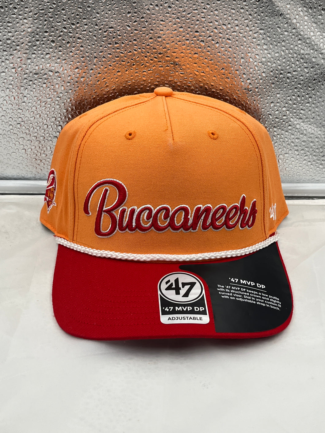 Tampa Bay Buccaneers NFL '47 Brand Throwback Orange Two Tone Adjustable Hat - Casey's Sports Store