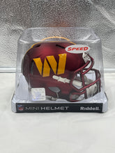 Load image into Gallery viewer, Washington Commanders NFL Riddell Speed Red Mini Helmet - Casey&#39;s Sports Store
