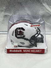 Load image into Gallery viewer, South Carolina Gamecocks NCAA Riddell Speed White Mini Helmet - Casey's Sports Store

