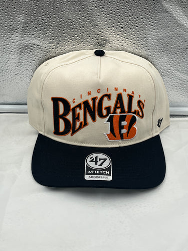Cincinnati Bengals NFL '47 Brand Natural Wave Hitch Snapback Adjustable Hat - Casey's Sports Store