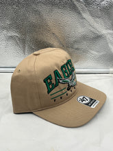 Load image into Gallery viewer, Philadelphia Eagles NFL &#39;47 Throwback Khaki Roscoe Hitch Snapback Adjustable Hat - Casey&#39;s Sports Store
