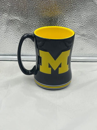 Michigan Wolverines NCAA Logo Brands 14oz Mug - Casey's Sports Store