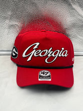 Load image into Gallery viewer, Georgia Bulldogs NCAA &#39;47 Brand Red Script Hitch Adjustable Snapback Hat - Casey&#39;s Sports Store
