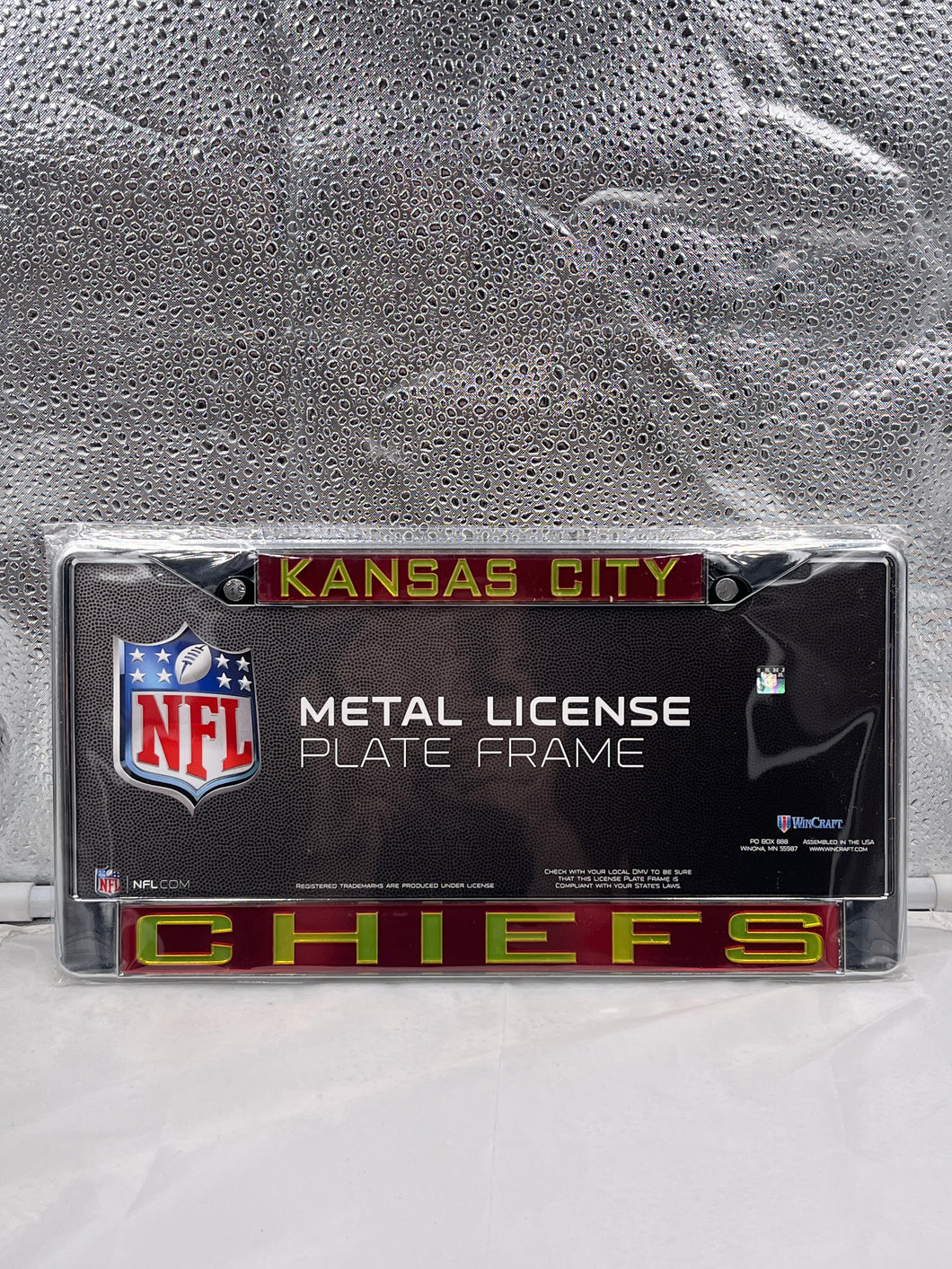 Kansas City Chiefs NFL Laser Cut License Plate Frame RICO - Casey's Sports Store