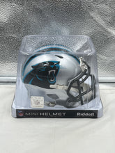 Load image into Gallery viewer, Carolina Panthers NFL Silver Riddell Speed Mini Helmet
