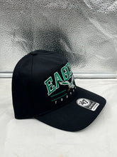 Load image into Gallery viewer, Philadelphia Eagles NFL &#39;47 Throwback Black Roscoe Hitch Snapback Adjustable Hat - Casey&#39;s Sports Store
