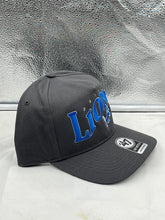 Load image into Gallery viewer, Detroit Lions NFL &#39;47 Throwback Charcoal Wave Hitch Snapback Adjustable Hat - Casey&#39;s Sports Store
