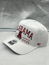 Load image into Gallery viewer, Alabama Crimson Tide Throwback NCAA 47 Brand White Hitch Adjustable Snapback Hat - Casey&#39;s Sports Store
