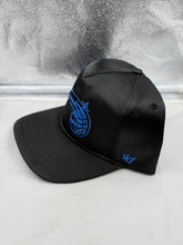 Load image into Gallery viewer, Orlando Magic NBA '47 Brand Black Tyrrell Winston Hitch Adjustable Snapback Hat
