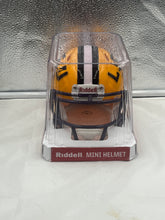 Load image into Gallery viewer, LSU Tigers NCAA Riddell Speed Yellow Mini Helmet - Casey&#39;s Sports Store
