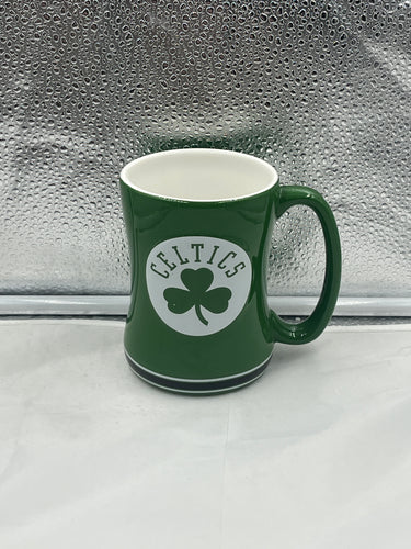 Boston Celtics NBA 14oz Coffee Mug Cup Logo Brands - Casey's Sports Store