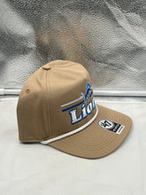 Load image into Gallery viewer, Detroit Lions NFL &#39;47 Brand Khaki Rope Hitch Snapback Adjustable Hat showcasing team spirit and stylish design.
