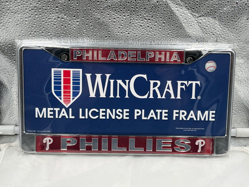 Philadelphia Phillies MLB Laser Cut License Plate Frame RICO - Casey's Sports Store