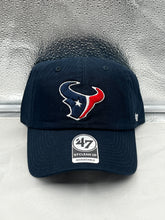 Load image into Gallery viewer, Houston Texans NFL &#39;47 Brand Navy Blue Clean Up Adjustable Hat - Casey&#39;s Sports Store
