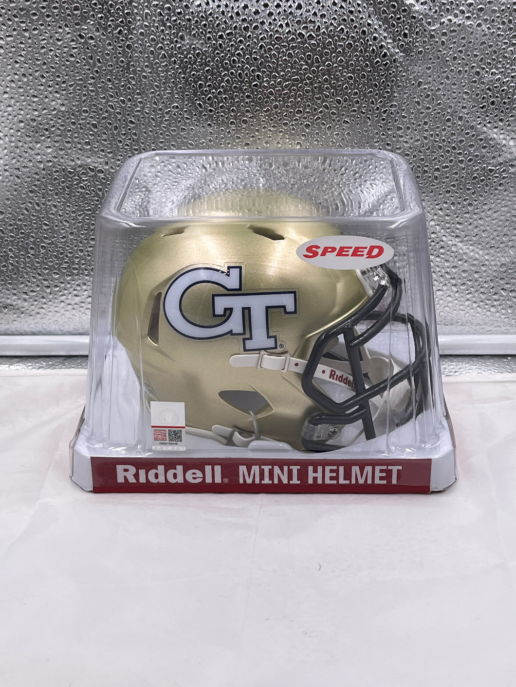 Georgia Tech Yellow Jackets NCAA Riddell Speed Gold Mini Helmet - Casey's Sports Store