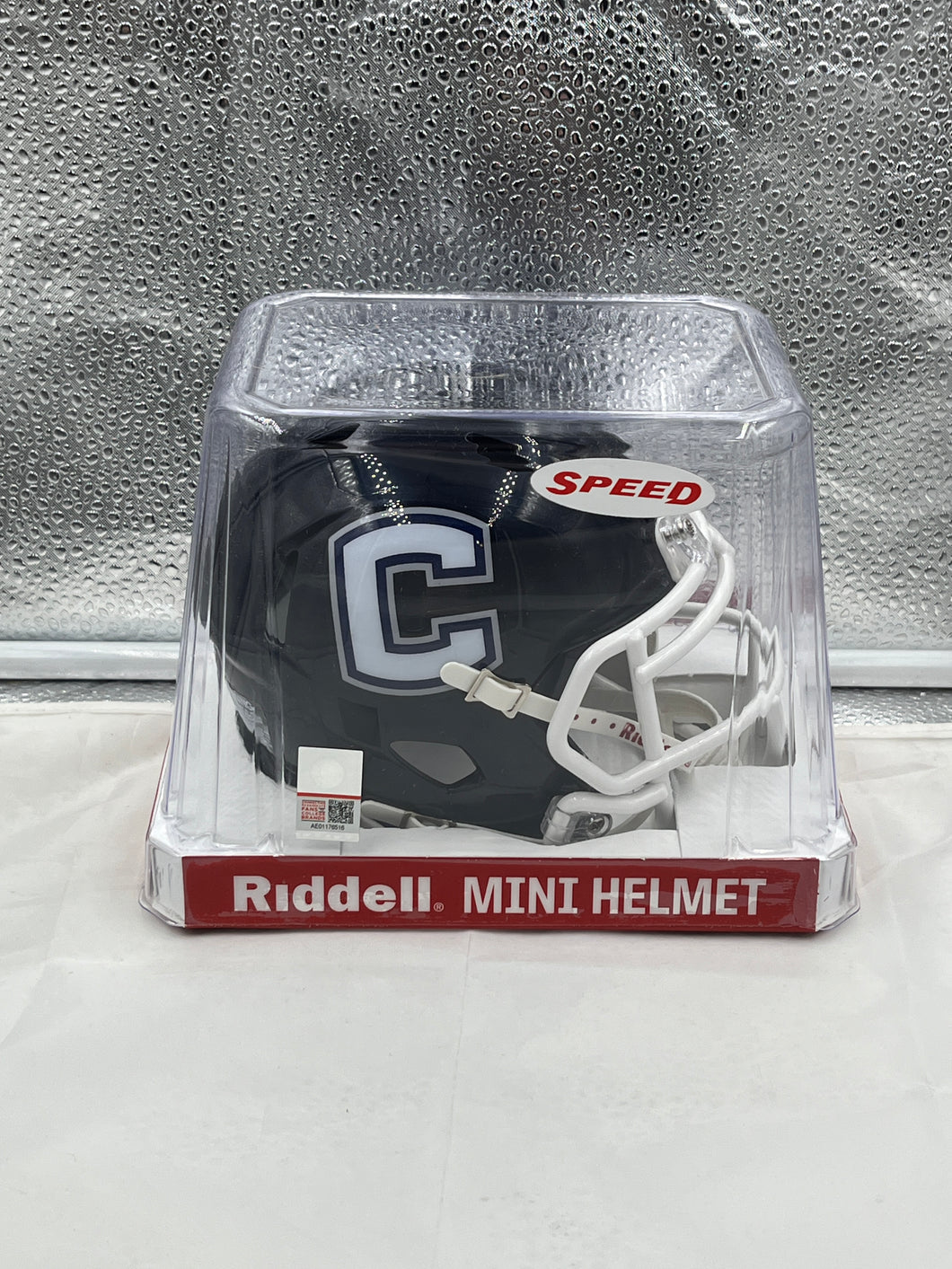 UCONN Huskies NCAA Riddell Speed Blue Mini Helmet - Casey's Sports Store